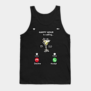 Happy MARTINI Hour is calling Tank Top